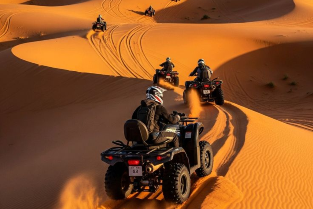 Marrakech outdoor activities - quad biking in the desert near Marrakech