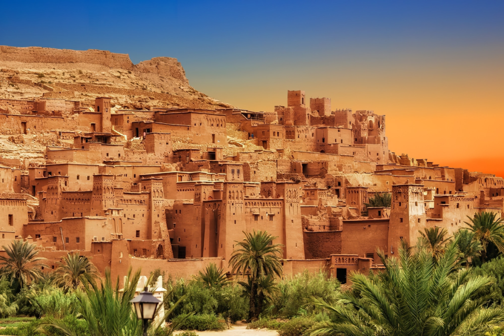 Morocco Desert Travel - Berber Kasbah Atlas Mountains