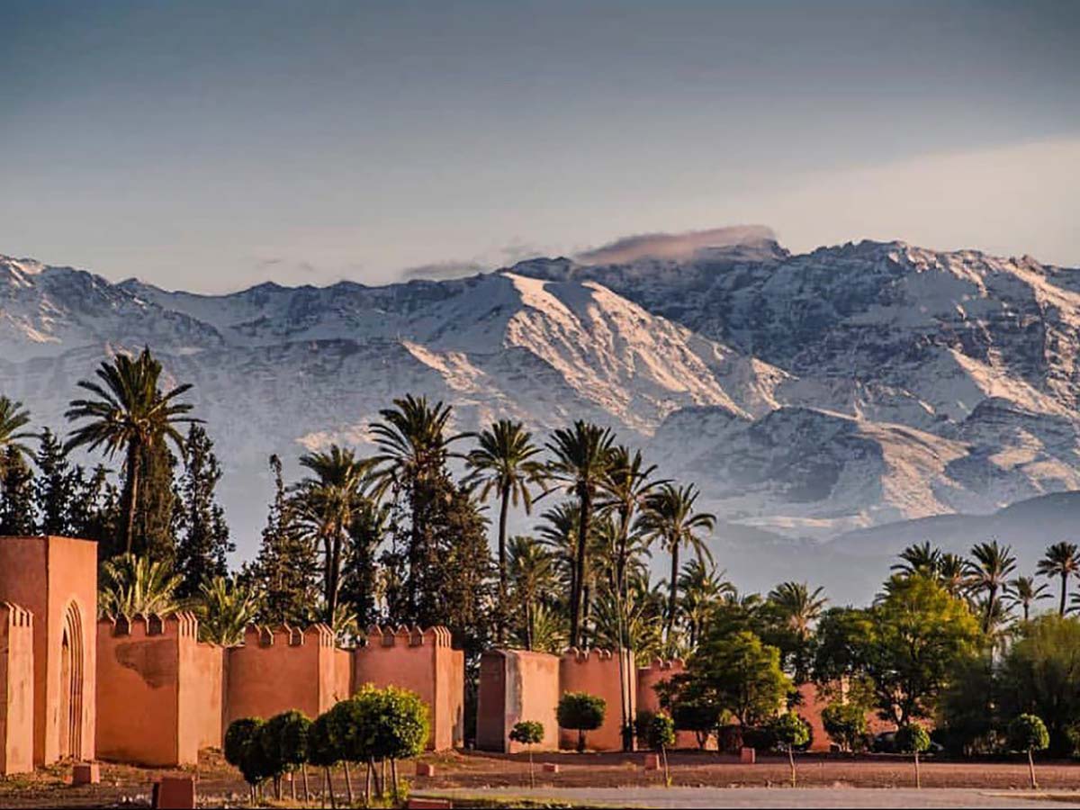 Cyclists enjoying Bicycle Tours in Morocco through the Atlas Mountains