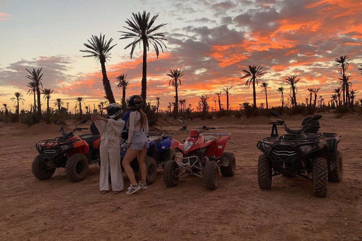 Agafay quad tour at sunset near Marrakech